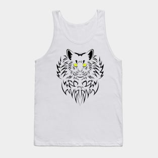 The Cat Abstract Tank Top